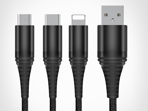 LOGO發(fā)光一拖三數(shù)據線