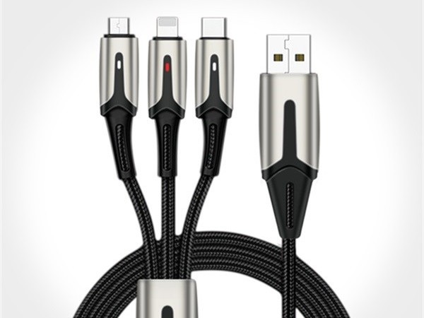 鋅合金一拖三數(shù)據線